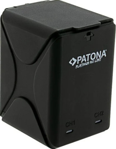 PATONA PLATINUM DUAL CHARGER BOX PER BATTEIRA PATONA ACTION CAM SL5
