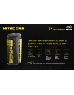 NITECORE CARICABATTERIA F2 UNIVERSALE