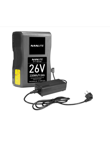 NANLITE BT-V-26V230 BATTERIA V-MOUNT DA 26V 230WH