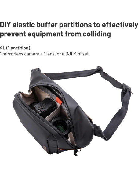 PGYTECH CB-150 ONEGO SOLO V2 BAG 4L OBSIDIAN