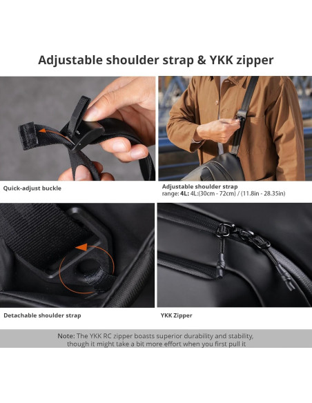 OneGo Solo Sling Bag V2 10Lt - Obsidian