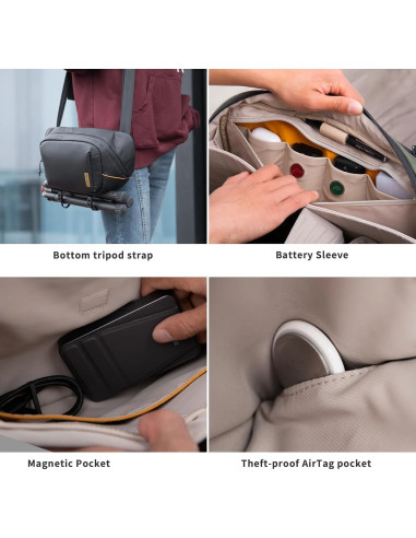 OneGo Solo Sling Bag V2 10Lt - Obsidian