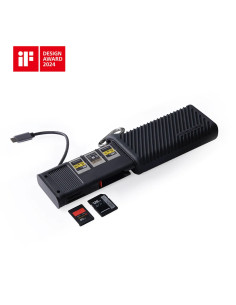 PGYTECH GM-167 LETTORE CFEXPRESS CREATEMATE CARD READER CASE TYPE B/SD CLASSIC BLACK