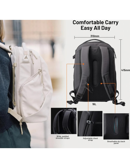 OneGo Lite Backpack Crema 16Lt