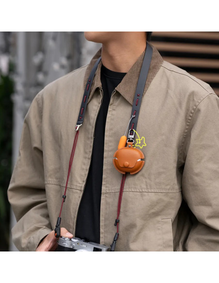 P-CB-583 CAMERA STRAP SLIM VINTAGE-OLIVE GREEN 