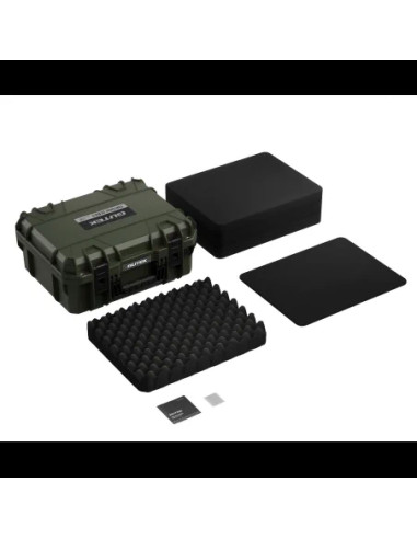 Tortoise T-230 Valigia Rigida con spugna e ruote - Verde Oliva