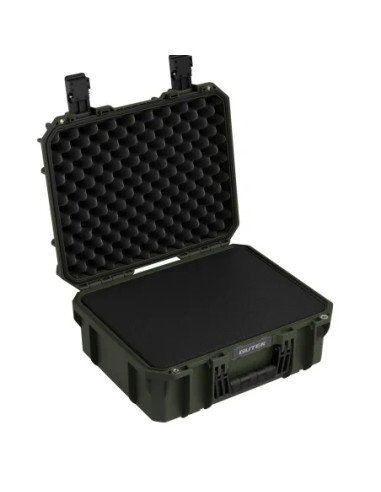 Tortoise T-230 Valigia Rigida con spugna e ruote - Verde Oliva