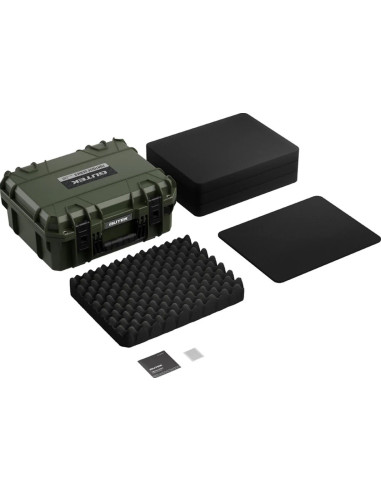 Tortoise T-230 Valigia Rigida con spugna e ruote - Verde Oliva