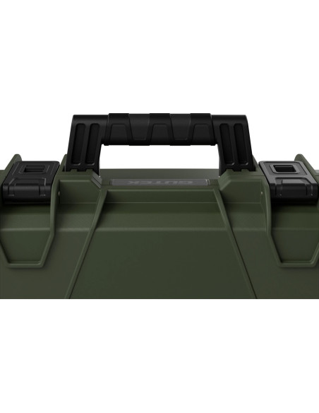 Tortoise T-230 Valigia Rigida con spugna e ruote - Verde Oliva