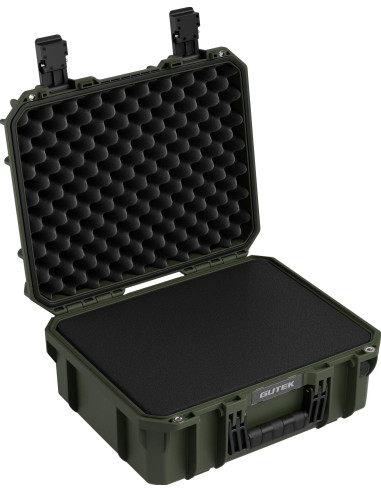 Tortoise T-230 Valigia Rigida con spugna e ruote - Verde Oliva