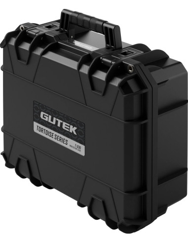 Tortoise T-230 Valigia Rigida con scomparto in spugna e ruote - Nero