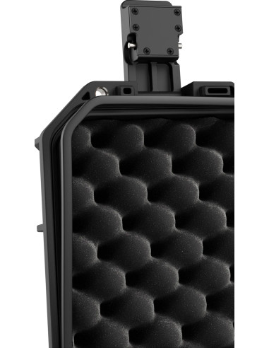 Tortoise T-230 Valigia Rigida con scomparto in spugna e ruote - Nero