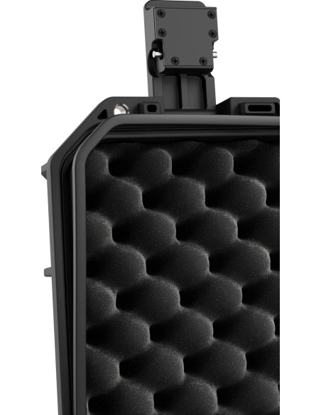 Tortoise T-230 Valigia Rigida con scomparto in spugna e ruote - Nero