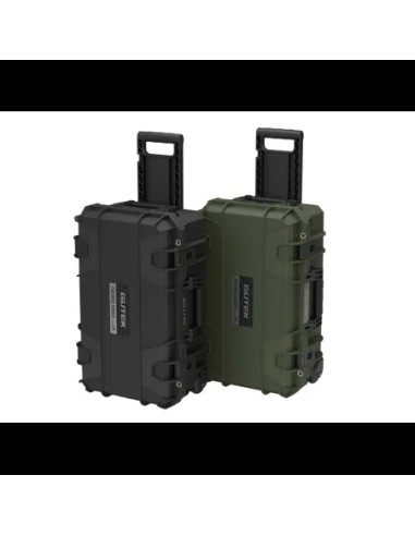 Tortoise T-300 Valigia Rigida con spugna e ruote - Verde Oliva