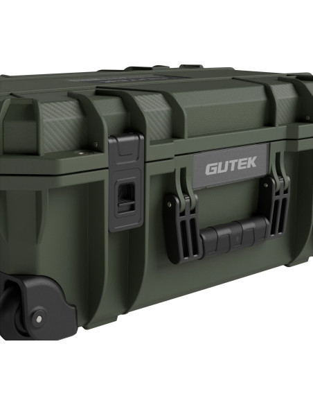 Tortoise T-300 Valigia Rigida con spugna e ruote - Verde Oliva