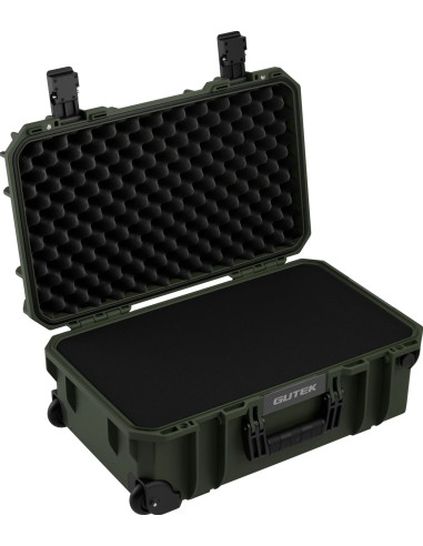 Tortoise T-300 Valigia Rigida con spugna e ruote - Verde Oliva