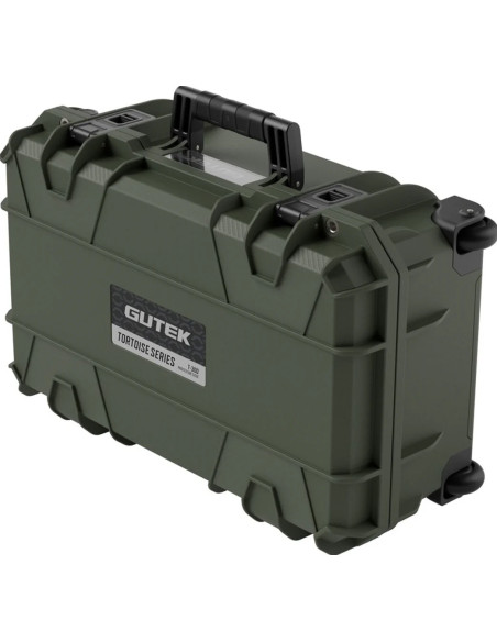 Tortoise T-300 Valigia Rigida con spugna e ruote - Verde Oliva