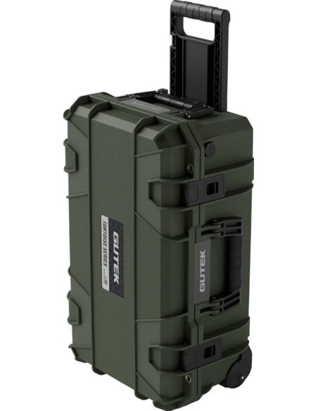 Tortoise T-300 Valigia Rigida con spugna e ruote - Verde Oliva