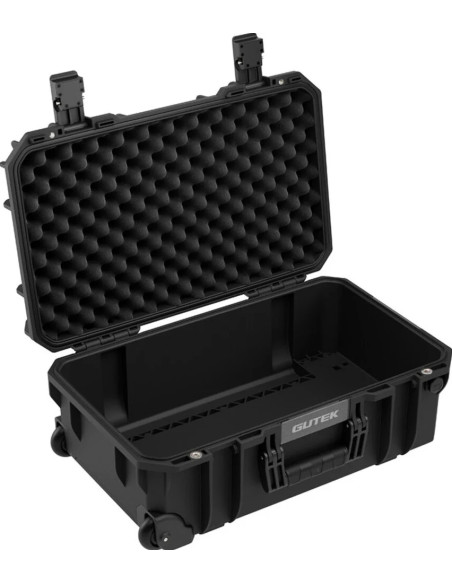 GUTEK CUSTODIA RIGIDA TORTOISE T-300 20 INCH CARRY-ON PROTECTOR CASE BLACK
