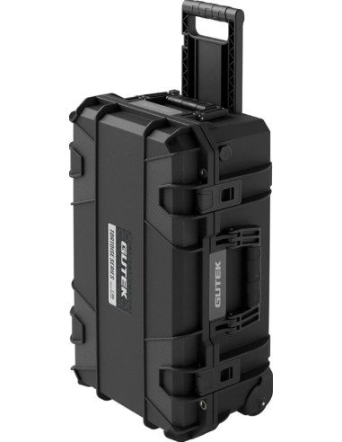 GUTEK CUSTODIA RIGIDA TORTOISE T-300 20 INCH CARRY-ON PROTECTOR CASE BLACK