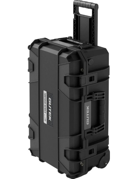 GUTEK CUSTODIA RIGIDA TORTOISE T-300 20 INCH CARRY-ON PROTECTOR CASE BLACK