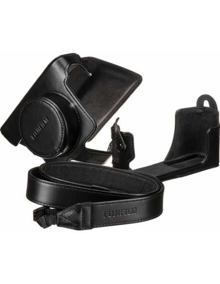 LC-X100V Custodia in pelle Nera per Fuji X100 V / X100VI