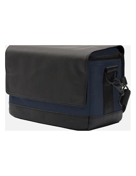 SB100 Borsa da spalla Blu, Marrone