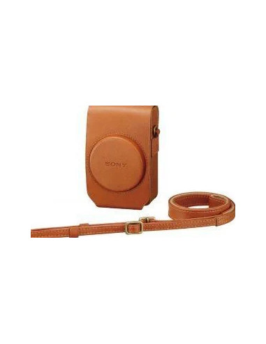 LCS-RXG Custodia Morbida in Pelle per Fotocamere serie RX100 Marrone