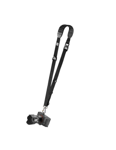 Tracolla R-Strap Cross Shot Breathe Nero