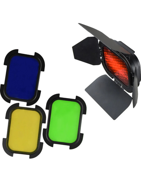 Set Alette e Filtri per Testa Speedlite AD-200