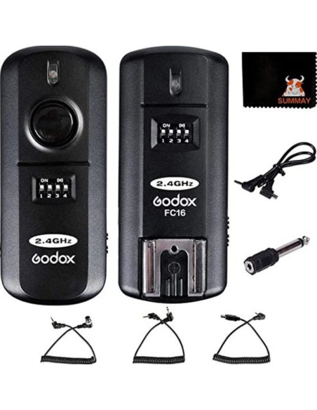 FC-16N Scatto Remoto Wireless 2.4GHz 16 Canali per Nikon