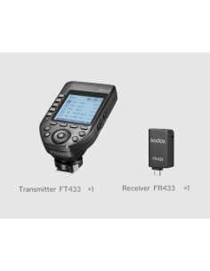 GODOX FT433 S TTL WIRELESS FLASH TRIGGER FOR SONY (TRANSMITTER+RECEIVER)