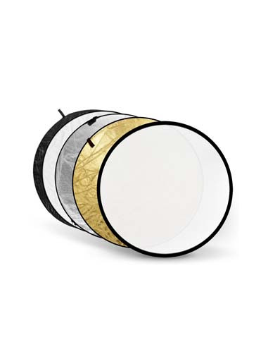 Riflettore 5 in 1 Oro, Argento, Nero, Bianco, Trasparente - 60cm