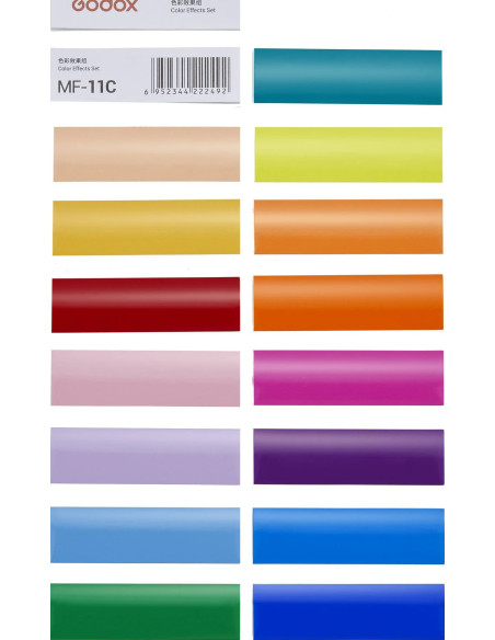 Set di gelatine MF-11C per flash macro MF12