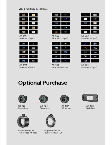 GODOX AK-S01 SLIDE SET 1 PER AK-R21