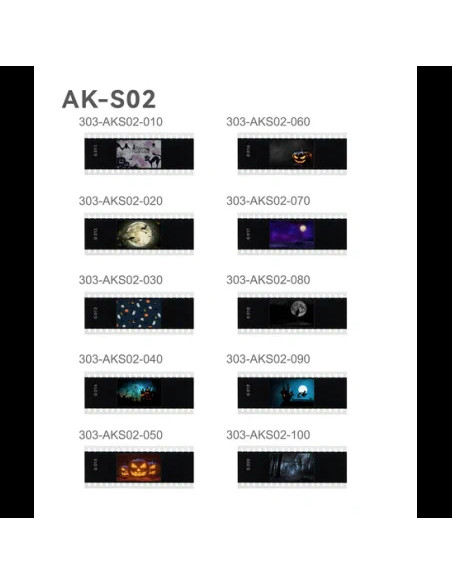 Godox AK-S02 Set Diapositive 2 per Proiettore AK-R21 - 10pz