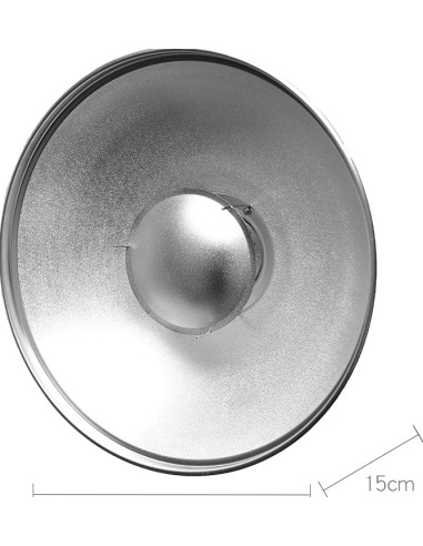Parabola Beauty Dish Silver 42cm