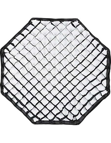 Softbox ottagonale a chiusura rapida 80cm con griglia