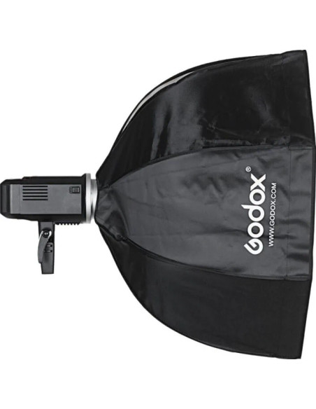 Softbox ottagonale a chiusura rapida 80cm con griglia