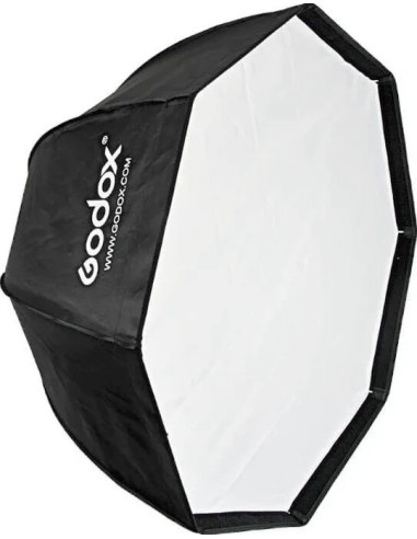 Softbox ottagonale a chiusura rapida 80cm con griglia
