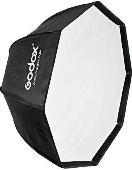 Softbox ottagonale a chiusura rapida 80cm con griglia