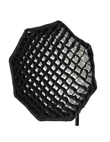 Softbox ottagonale a chiusura rapida 80cm con griglia