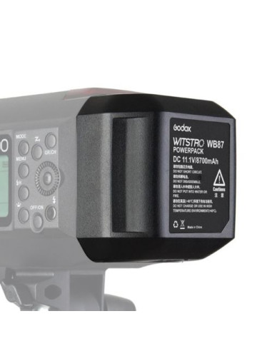 Batteria ricaricabile WB87 11,1v 8700 mAh per AD600 e SLB-60w