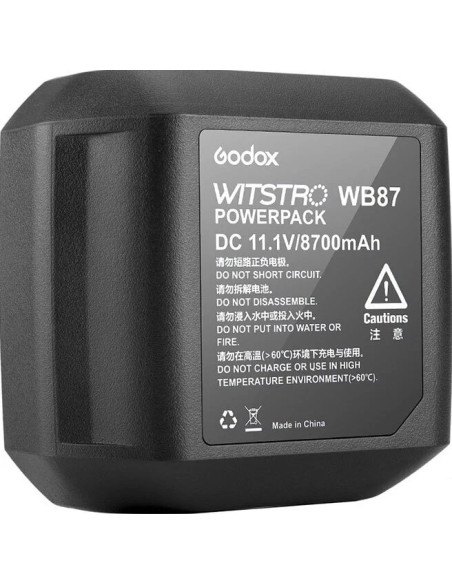 Batteria ricaricabile WB87 11,1v 8700 mAh per AD600 e SLB-60w