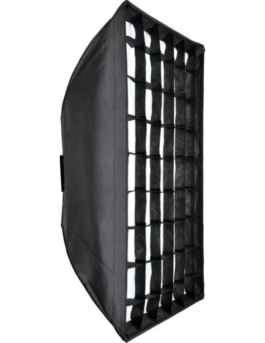 Softbox 80x120cm con griglia a nido d'ape