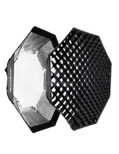 Softbox ottagonale 140cm con griglia a nido d'ape