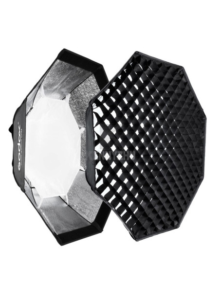 Softbox ottagonale 140cm con griglia a nido d'ape