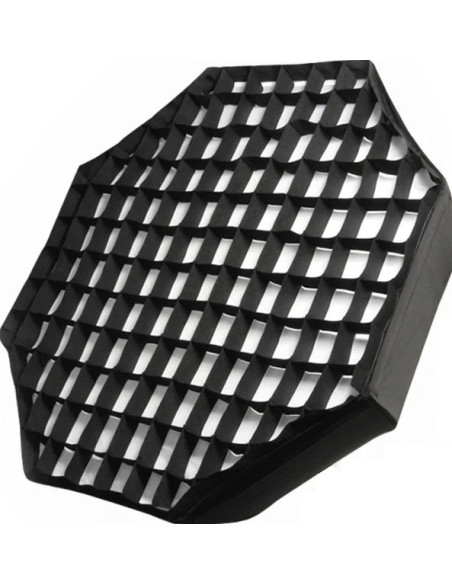 Softbox ottagonale 140cm con griglia a nido d'ape