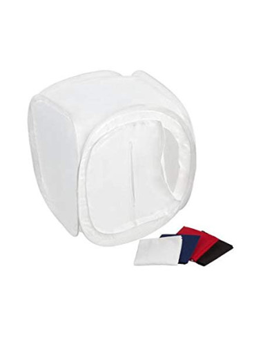 GODOX GABBIA DI LUCE 80X80X80 CM DIFFUSION BOX +, 4 FONDALI (ROSSO/BIANCO/NERO/BLU)