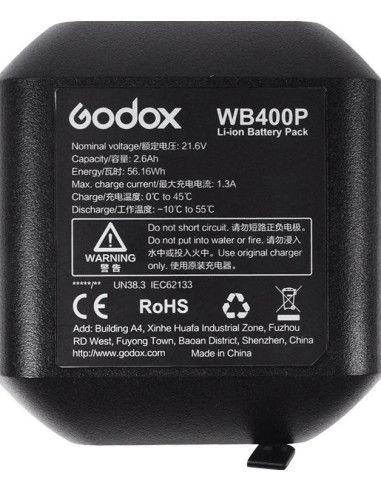 Batteria ricaricabile WB400P per AD-400 Pro